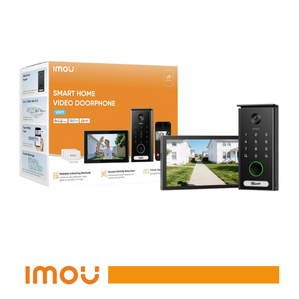 Kit Videocitofono Smart Imou 5MP a 2 Fili con Monitor Touch 7" e Wi-Fi 6 (IM-VDP2W)