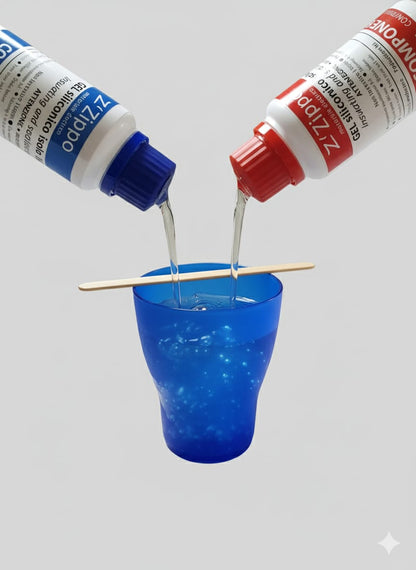 Gel Siliconico Bicomponente ZipGel Zippo 8431 - 200g Sigillante Elettrico Riaccessibile