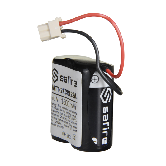 batteria litio 6V 1600mAh - Connettore Molex 5284 | safire Compatibile con i rilevatori Visonic Next Cam PG2 e K9 PG2