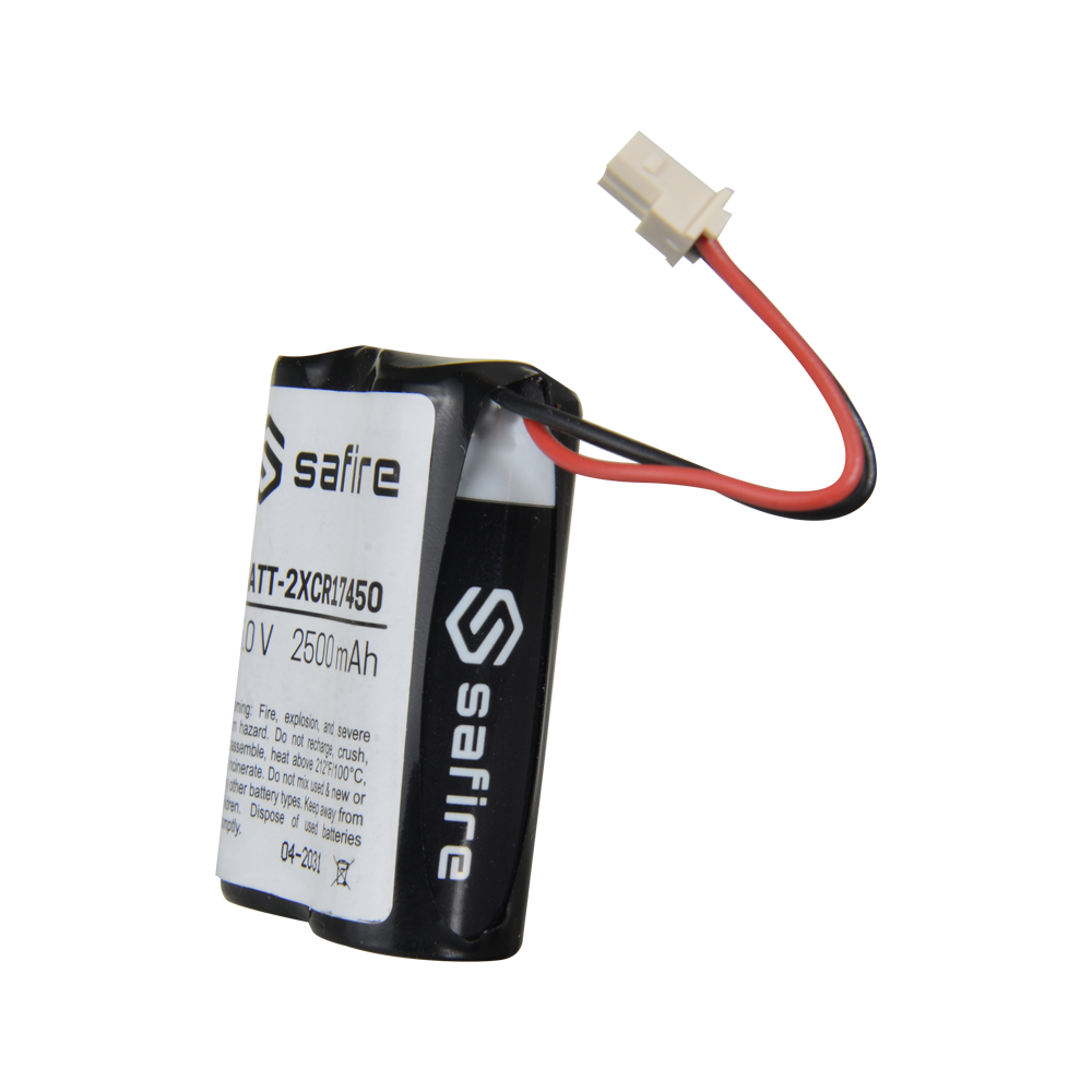 Batteria 2CR17450  6V Molex 2500mAh sostituzione VISONIC (2CR17450) | safire