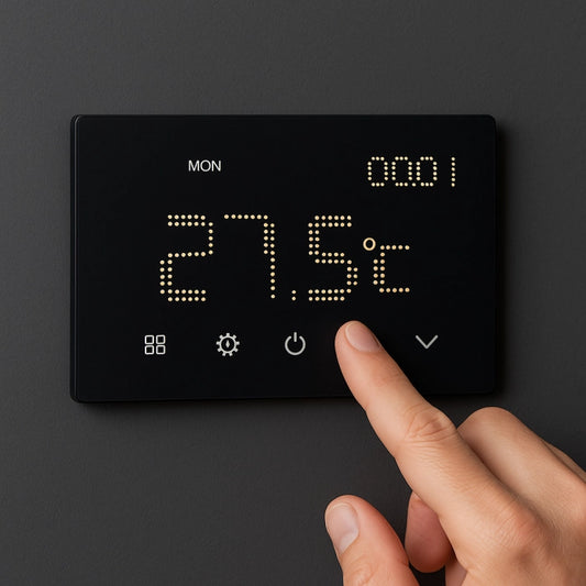 Cronotermostato WiFi Smart ETWF4302 | Powered by Tuya, Controllo da App, Incasso