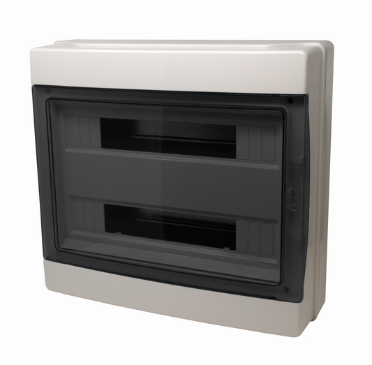 Centralino Stagno IP65 36 Moduli DIN (Montaggio a Parete) - Porta Fumè Made in Italy