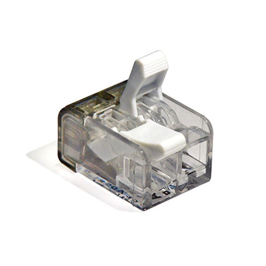 Connettore Rapido Trasparente 2 Poli Contact - Morsetto 1 via per cavi da 0.2 a 4mm ML0402