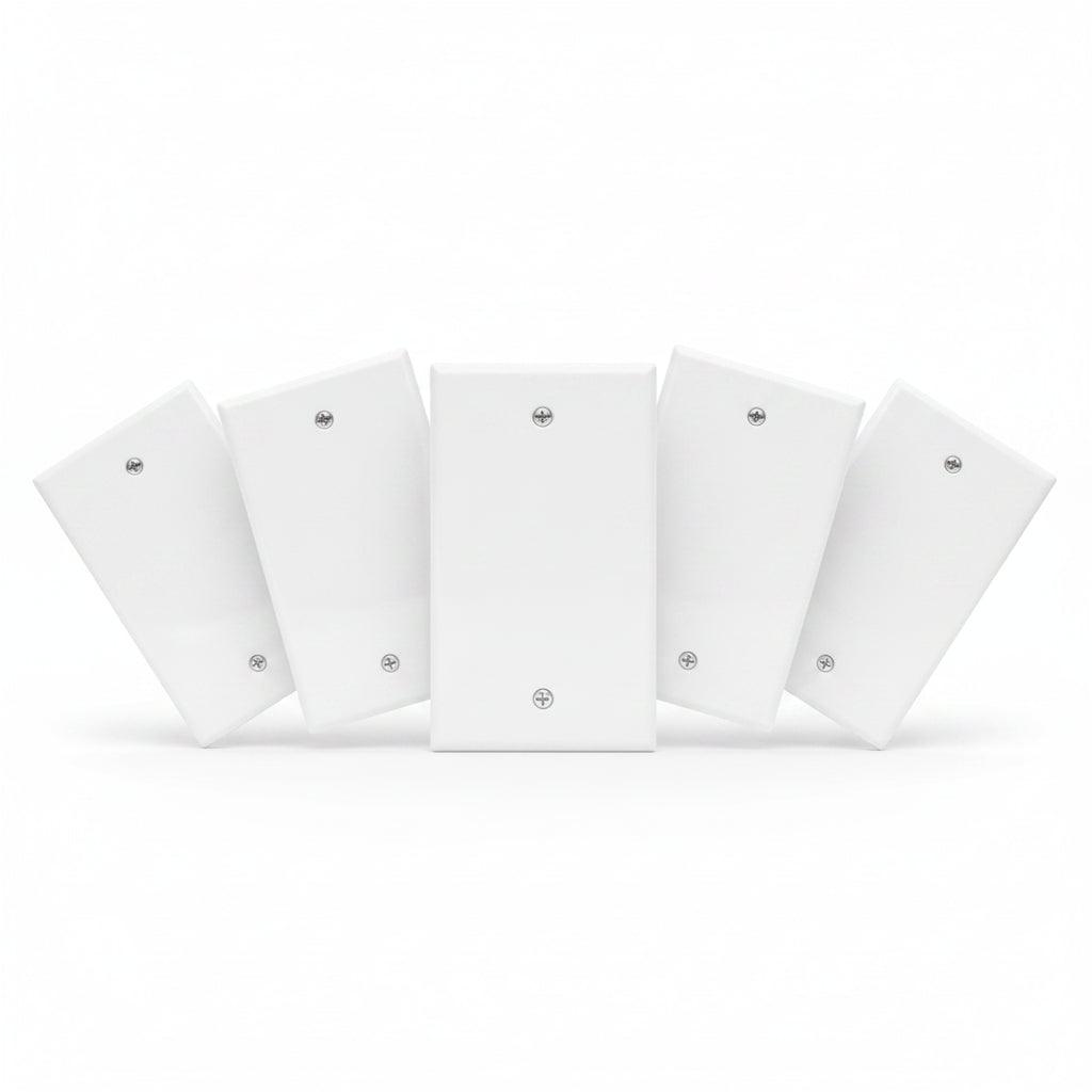 nr 5 Coperchi per cassetta 504 combinata incasso muro 4 posti colore bianco IP40 | Faeg |fg10034