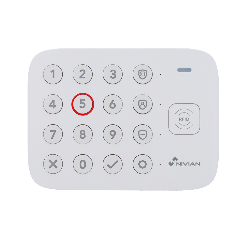 Kit Allarme Wireless WiFi Nivian Smart - Ideale per Casa, Garage, Box e Stanze in Affitto