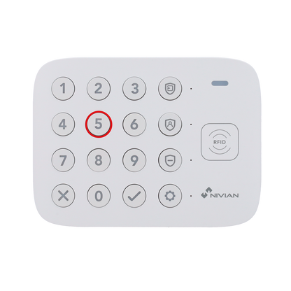 Kit Allarme Wireless WiFi Nivian Smart - Ideale per Casa, Garage, Box e Stanze in Affitto