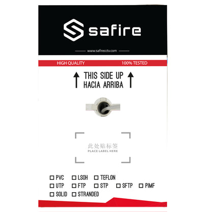 Scatola di cartone Pull-Box cavo di rete CAT6 UTP 305m LSZH Safire