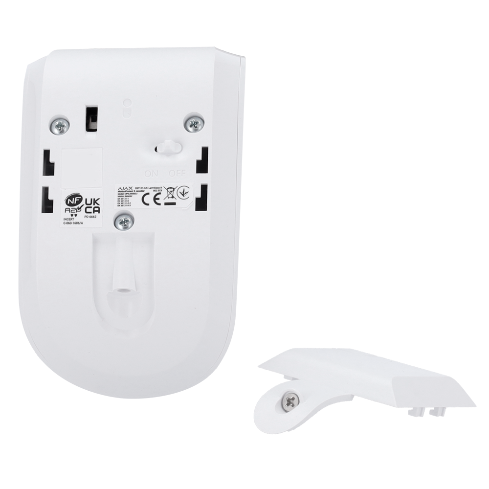 Staffa di Fissaggio SmartBracket Originale Ajax | Bianca per MotionProtect e CombiProtect (AJ-BRACKETMP-W)