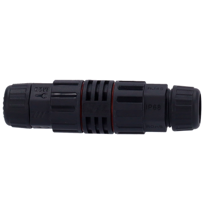 Connettore Pressacavo Impermeabile RJ45 IP68 - Protezione per Telecamere IP - Nero