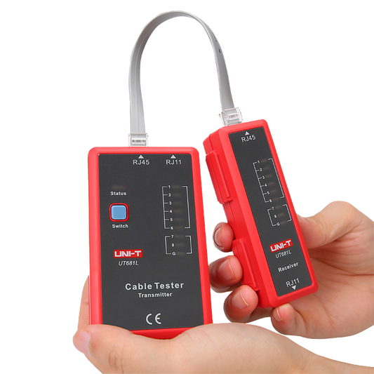 Tester Cavi di Rete RJ45/RJ11 Uni-T UT681L Spegnimento automatico