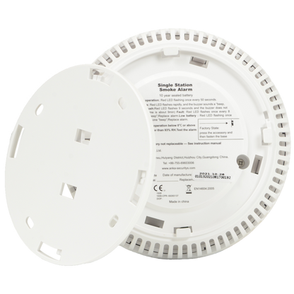 RIVELATORE DI FUMO AUTONOMO Cod. ANKA-763 | marca ANKA certificato secondo le norme EN 14604:2005