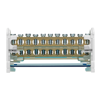 Ripartitore di Distribuzione Bipolare 11 Fori | Morsettiera Professionale OR-LZ-8201/11