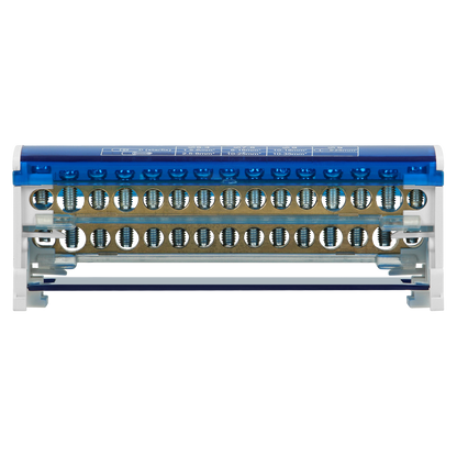 Ripartitore di Distribuzione Bipolare 15 Fori | Morsettiera Professionale OR-LZ-8201/15