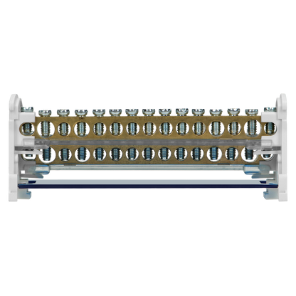Ripartitore di Distribuzione Bipolare 15 Fori | Morsettiera Professionale OR-LZ-8201/15