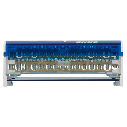 Ripartitore di Distribuzione Bipolare 15 Fori | Morsettiera Professionale OR-LZ-8201/15