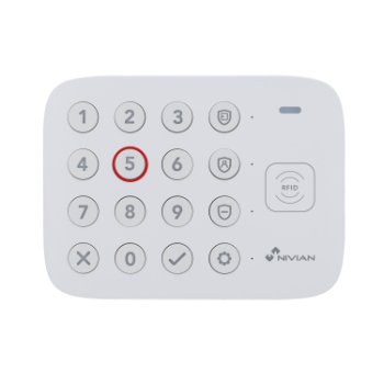 Kit Allarme Wireless WiFi Nivian Smart - Ideale per Casa, Garage, Box e Stanze in Affitto