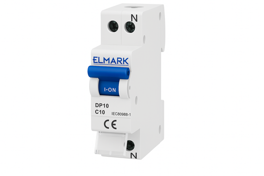 Interruttore Magnetotermico ELMARK 41010C - 10A, 4.5kA, 1 Modulo Curva C