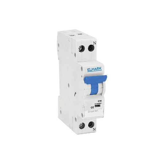 ELMARK INTERRUTTORE MAGNETOTERMICO 1P+N 32A 4,5kA 1 MODULO CURVA C - SKU: 41032C