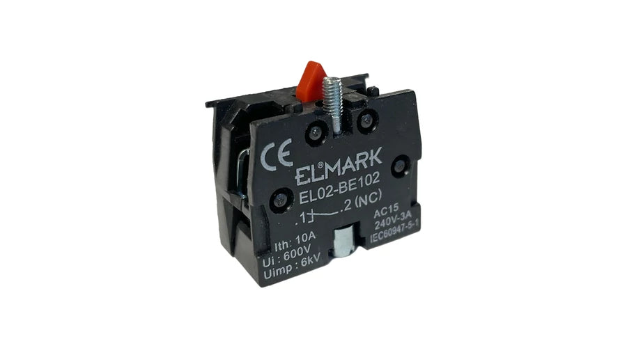 Contatto Ausiliario per Serie EL2 – Elmark EL02-BE (NO / NC)