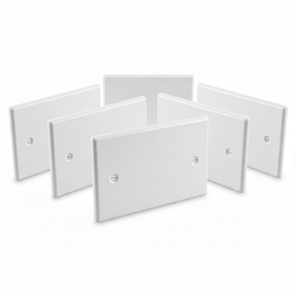nr 5 Coperchi per cassetta 503 combinata incasso muro 3 posti colore bianco IP40 | Faeg |fg10333