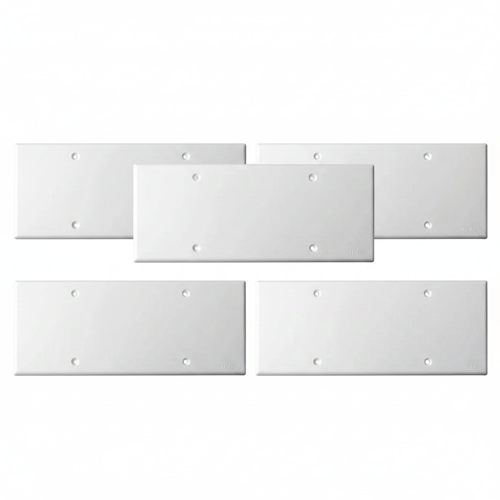 nr 5 Coperchi per cassetta 506 combinata incasso muro 7 posti colore bianco IP40 | Faeg |fg10037