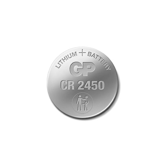 GP Battery | GP 103383 | Batteria al Litio a Bottone 3V CR2450 DL2450 (Blister 2 Pezzi)