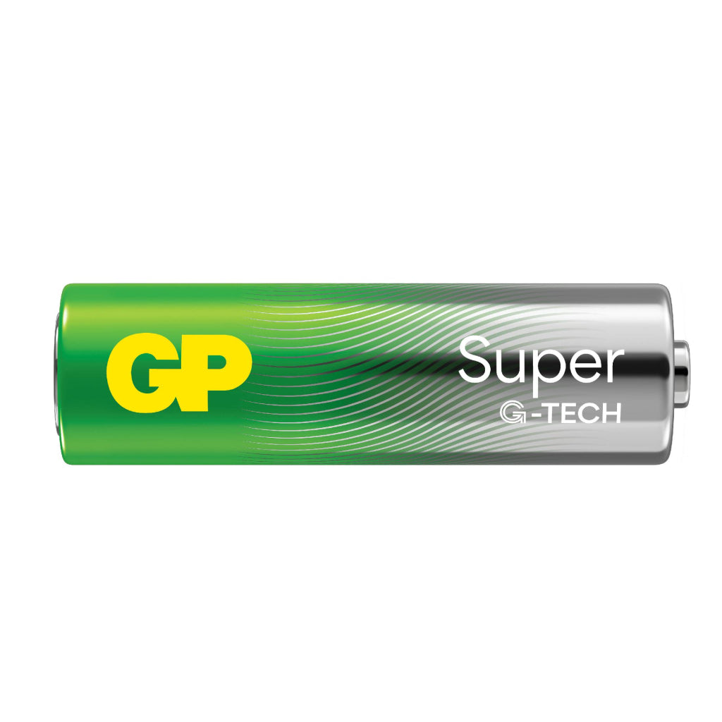 GP Battery | GP151429 | Batteria Super Alcalina 1,5V Stilo AA / 15A-2U4 / LR6 (Confezione 4 Pezzi)
