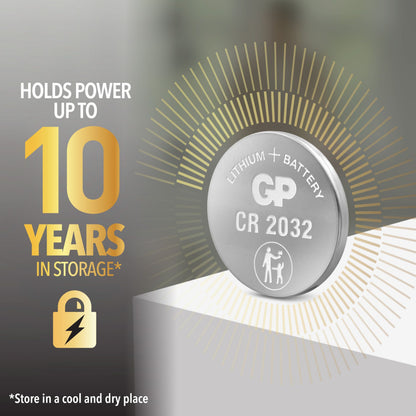 GP Battery | GP2184 | Batteria al Litio a Bottone 3V CR2032 (Blister 1 Pezzo)