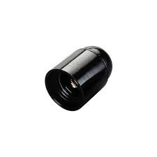 Portalampada Nero E27 liscio FG24016 | Faeg