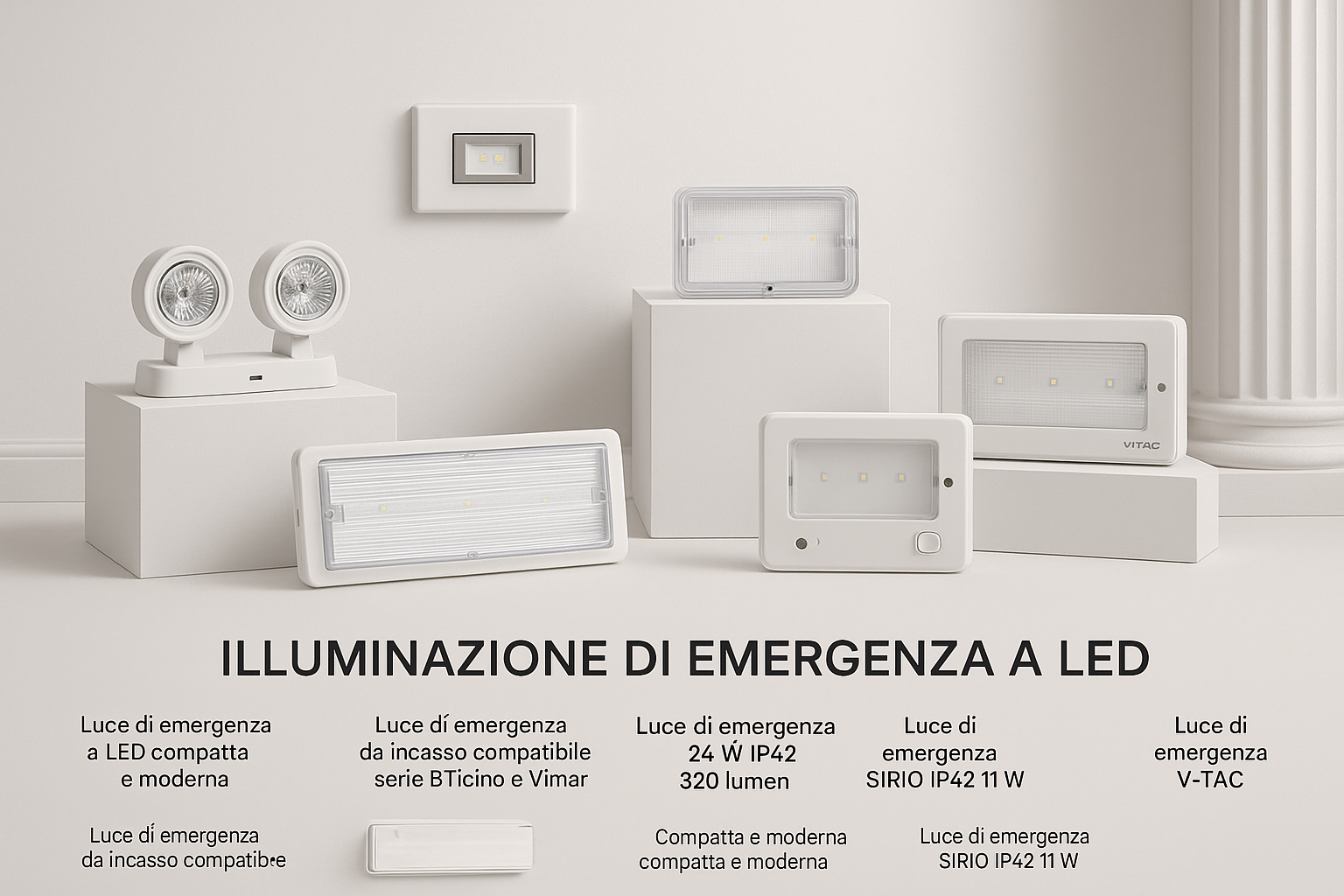 LED Emergency Lights Collection