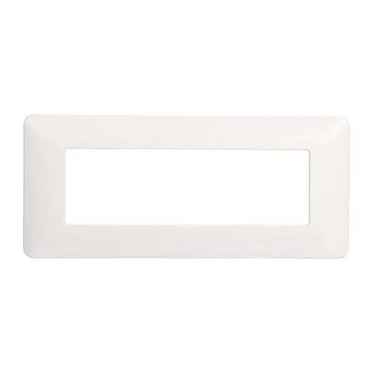 ETTROIT MT83601 Placca Classic 6M Bianco Compatibile Bticino Matix