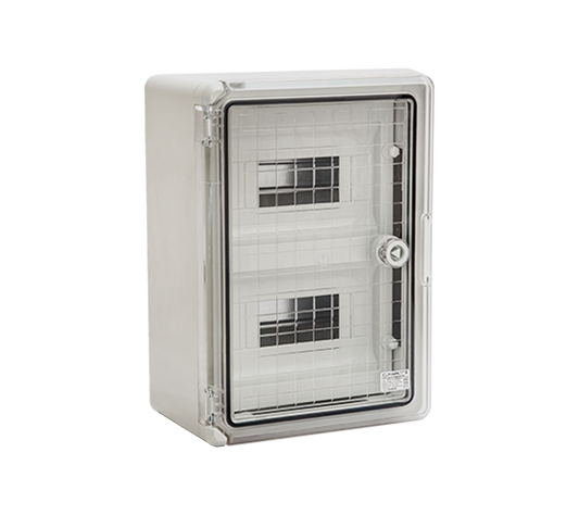 Centralino Elettrico Stagno 24 Moduli IP65 con Porta Trasparente - ELMARK