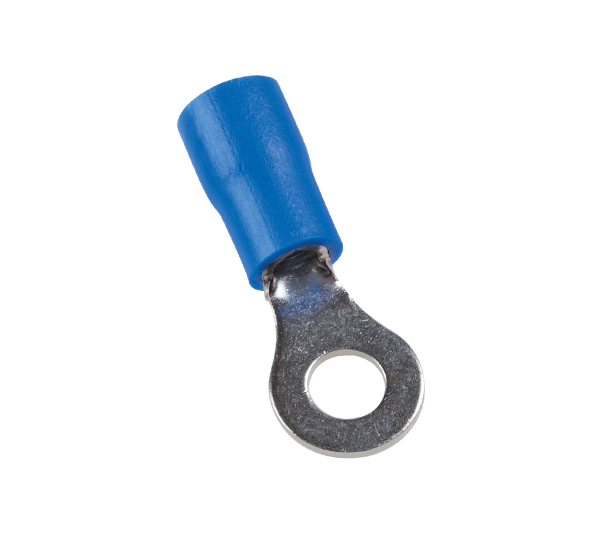 Capocorda a Occhiello Isolato Blu RVL 2-4 – Per Cavi 1.5-2.5mm² - Foro M4 (100 pz.)