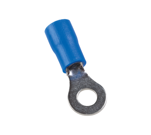 Capocorda a Occhiello Isolato Blu RVL 2-4 – Per Cavi 1.5-2.5mm² - Foro M4 (100 pz.)