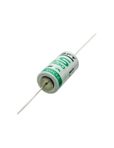 BATTERIA | PILA |LITIO | SAFT |3,6 V | 2/3A| 2,1 Ah | LS17330 | con reofori |Compatibile con RSI Videofied