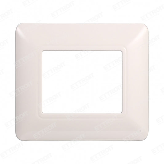 Placca Classic 2M Colore Bianco Compatibile Con Bticino Matix