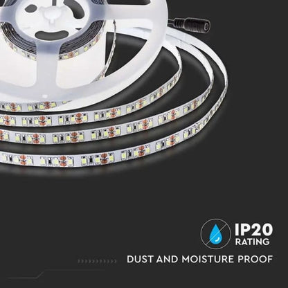 MT 5 SKU 212593 VT-2835 126 V-TAC Strip LED SMD2835 8W/m  120 LED/m 137LM/W 24V 3000K IP20 10mm