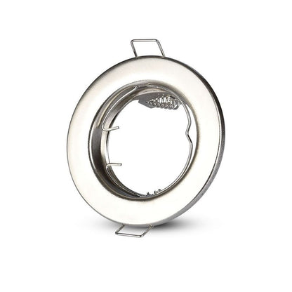 V-TAC VT-778 (2 PZ) FARETTI INCASSO FISSI ROTONDI  PER LAMPADINE GU10 E GU5.3 - SKU 3585