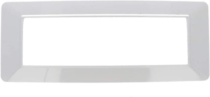 SANDASDON Placca Colore Bianco Compatibile Vimar Plana (7M Da 7 Posti SD78007)