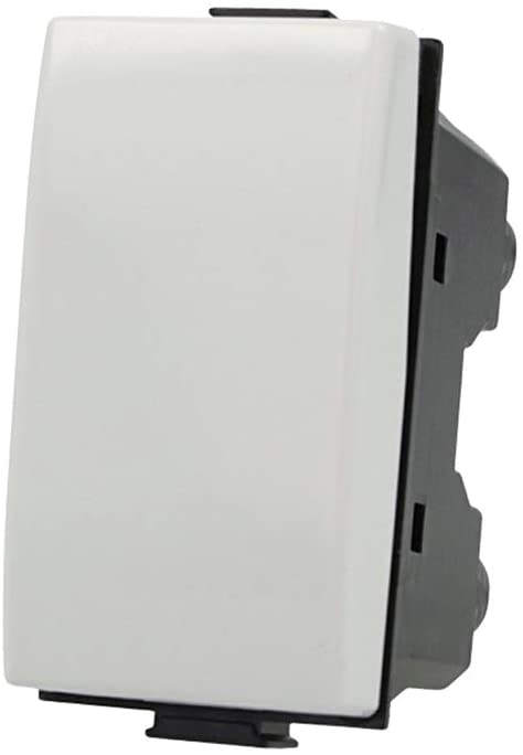 ETTROIT MT0401 Interruttore 1P 16A Unipolare Bianco Compatibile Bticino Matix