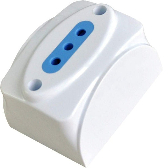 TECHLY 104707 Presa da Muro 2P+T 10A Bianco SALVASPAZIO