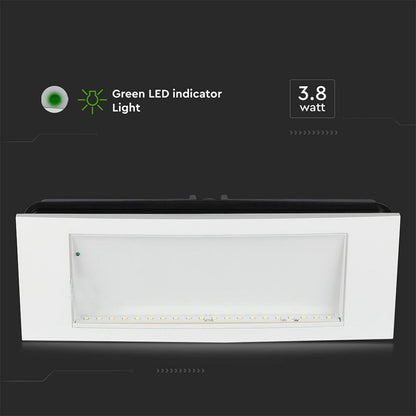 lampada di emergenza v-tac sku 899 3,8 watt se/sa 110 lumen