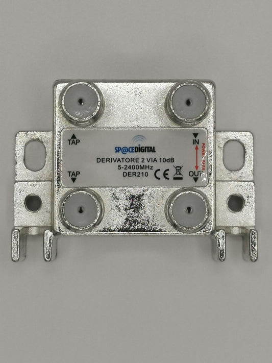 Derivatore TV / SATsp@cedigital der210 2 derivazione +1 passante attenuazione 10dB classe A