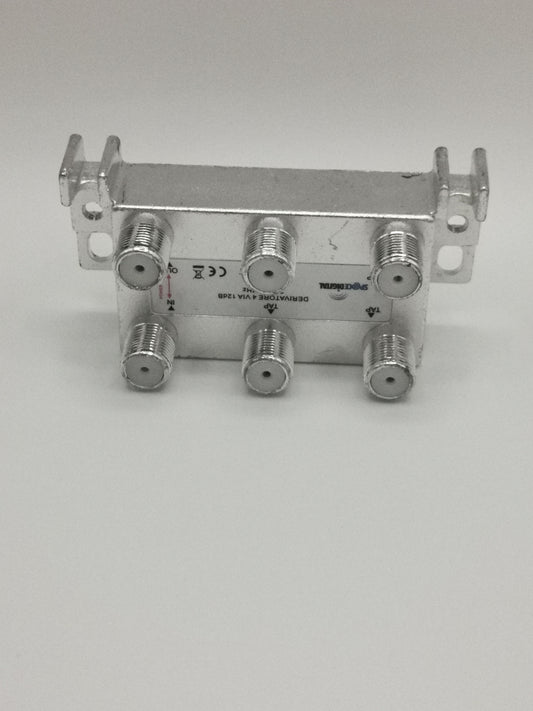 Derivatore TV / SATsp@cedigital der412 4 derivazione +1 passante attenuazione 12dB classe A