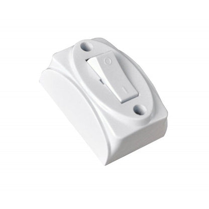 Interruttore di Corrente 2A 250V da muro bianco SALVA SPAZIO IUPS-PCP-SWIT