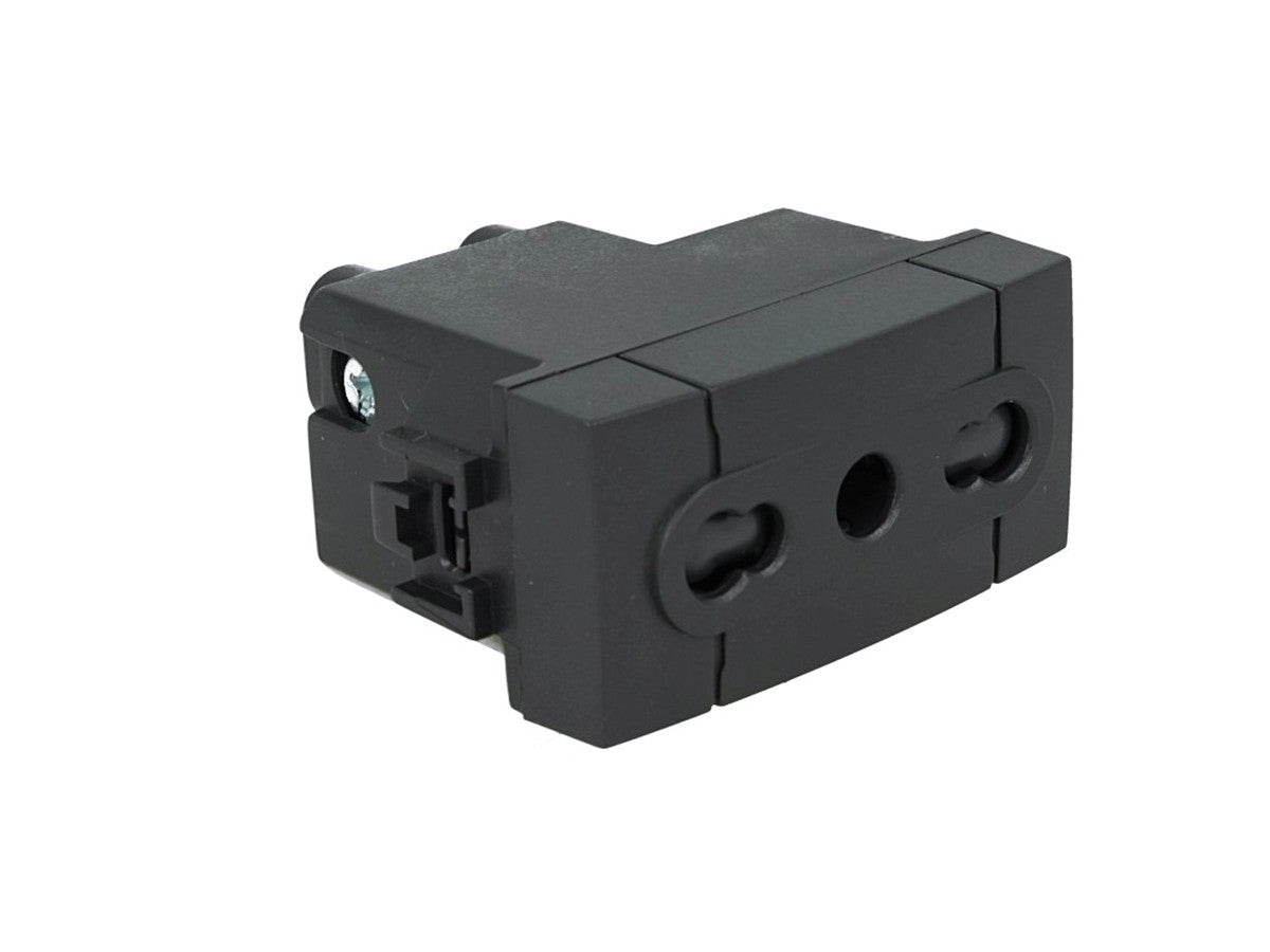 Presa Bipasso Bivalente 2P+T 10/16A Nero Compatibile Bticino Living international